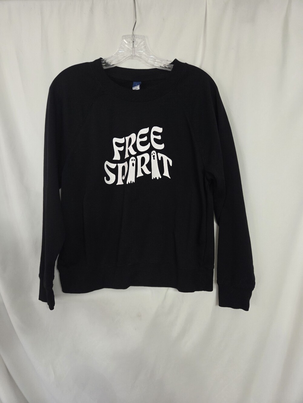 Old Navy Black 'Free Spirit' Graphic Sweatshirt - Size M